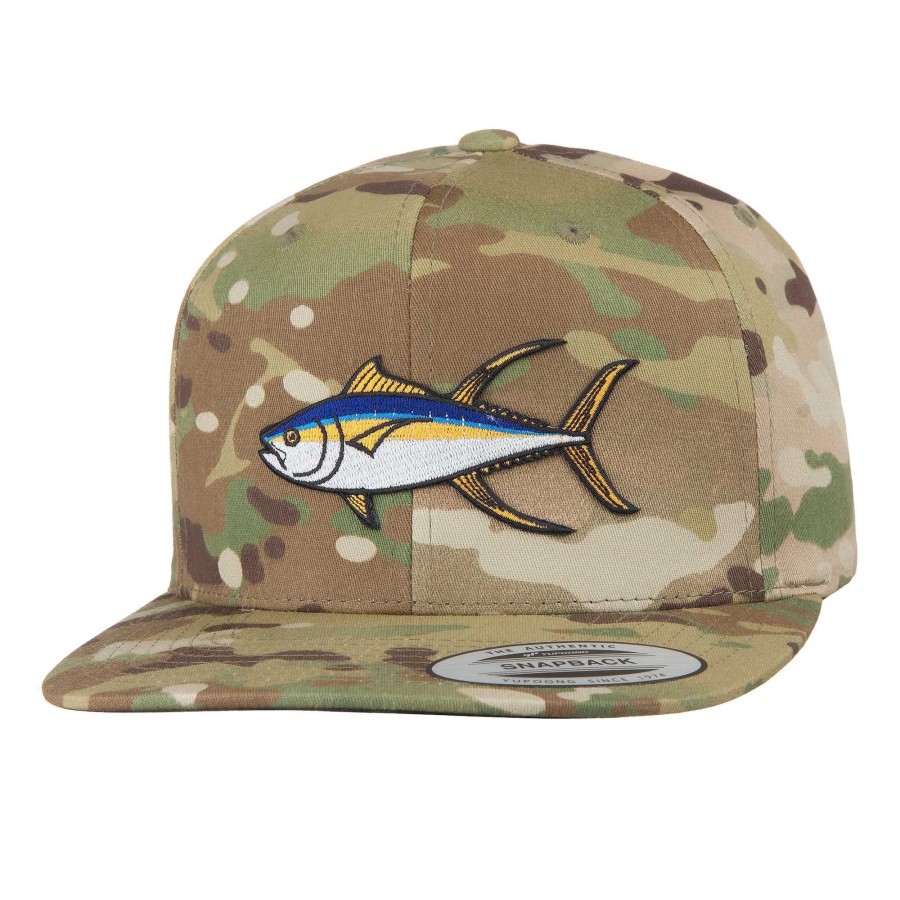 Crafting & Mods Hifishgear | Hfg - Ahi Patch Light Multicam® Flatbill Snapback Hat