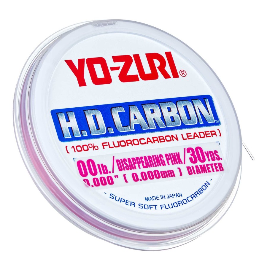 Line & Leader Yo-Zuri | Yo-Zuri Hd Carbon 100% Fluorocarbon Leader Pink