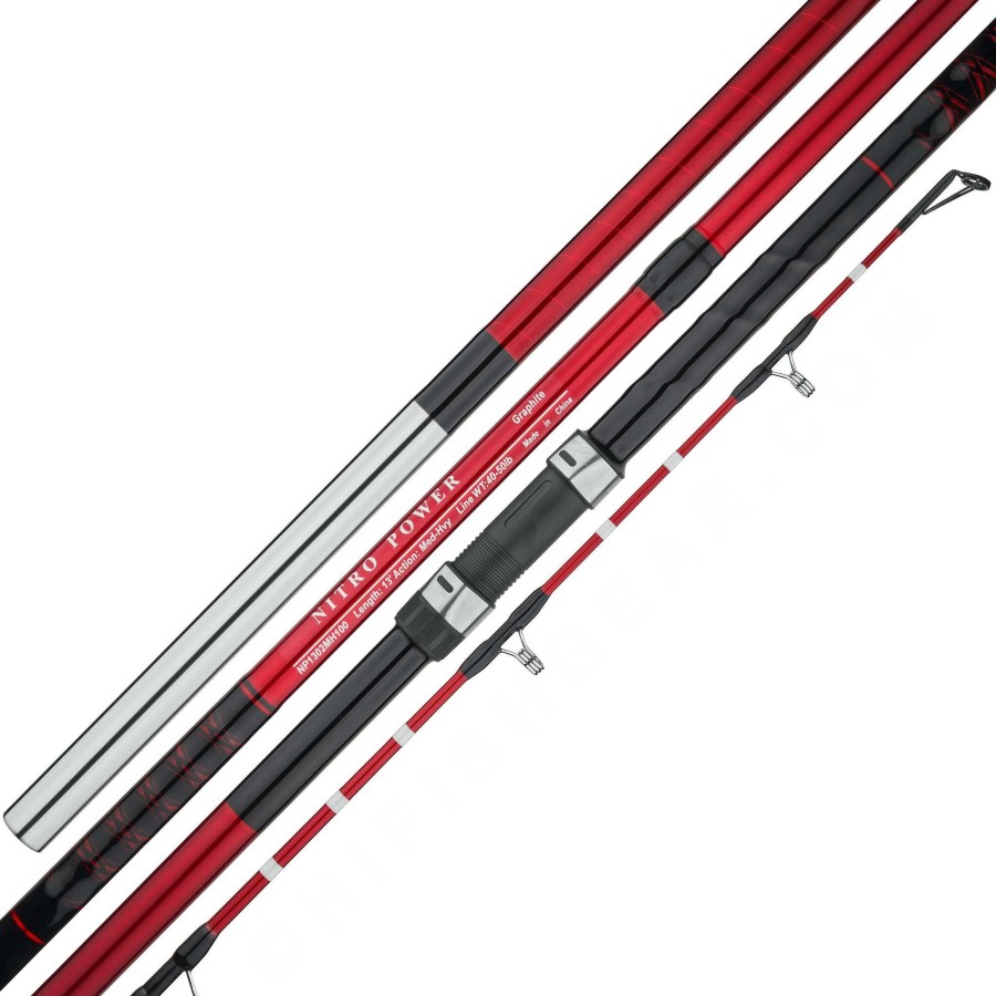 Rods & Reels Nitro | Nitro Ulua Rod Metallic Red