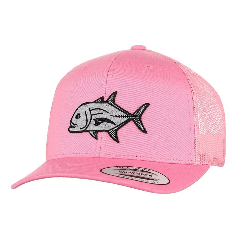 Crafting & Mods HiFishGear | Hfg - Ulua Pink Snapback Trucker Hat