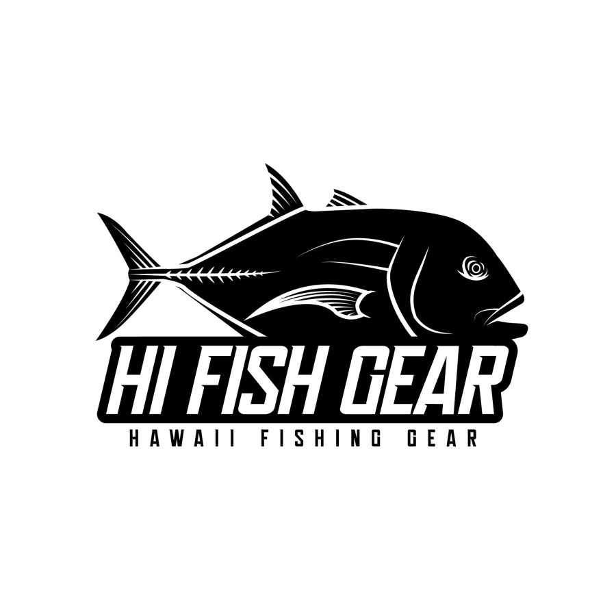 Aerators HiFishGear | Hfg 4" Hawaii Fishing Gear Ulua Logo Vinyl Sticker