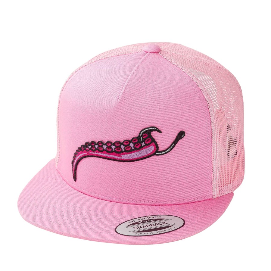 Crafting & Mods Hifishgear | Hfg - Pink Tako Flat Bill Snapback Trucker Hat