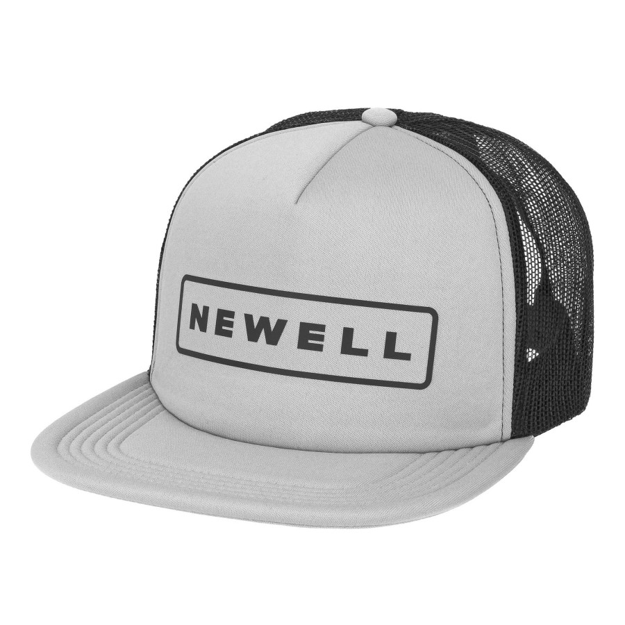 Crafting & Mods Newell Fishing | Newell® Reflective Badge Steel/Black Flat Bill Trucker Hat