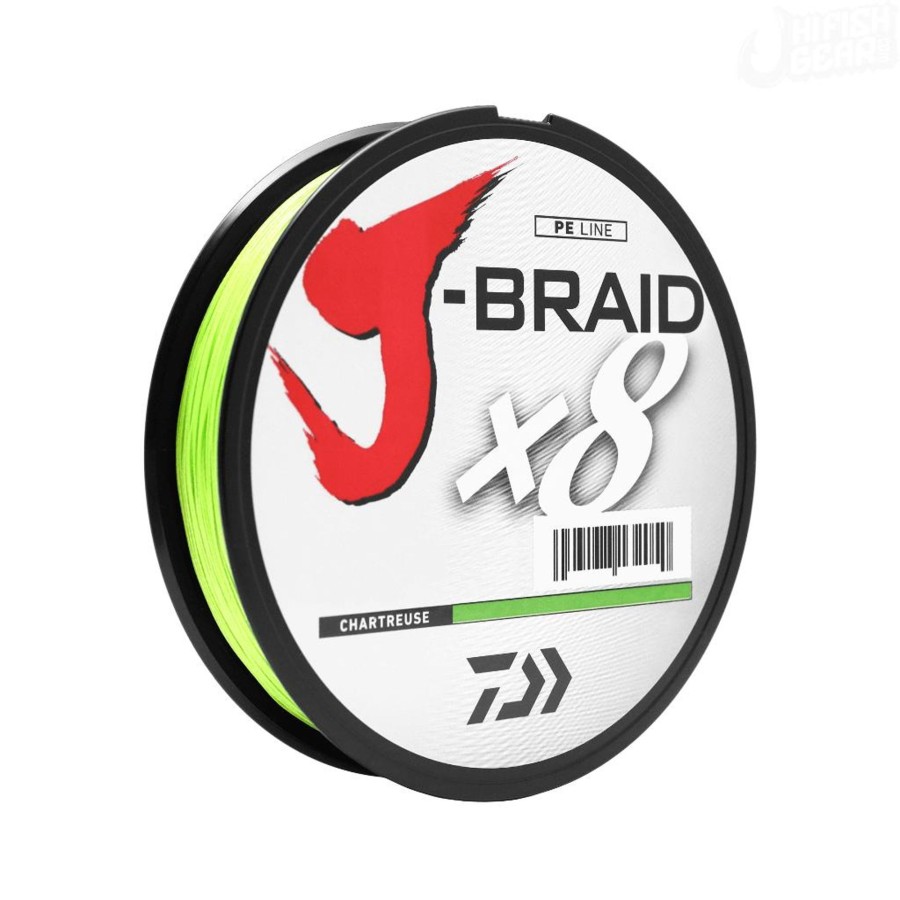 Line & Leader Daiwa | Daiwa J-Braid Braided Line Chartreuse