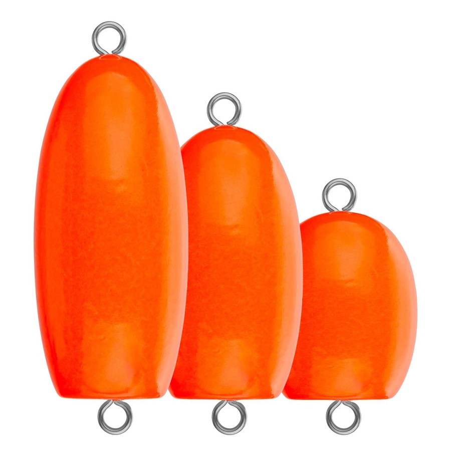 Tackle Hawaiian Angler By Izuo | Hawaiian Angler Egg Bobber Hi-Vis Orange