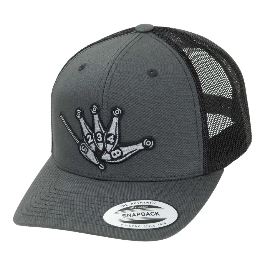 Crafting & Mods Hifishgear | Hfg - Throw Da Shaka Charcoal/Black Classic Snapback Trucker