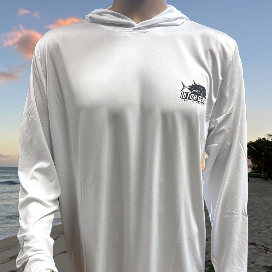 Crafting & Mods Hifishgear | Hfg Performance Uv Protection Hoodie (White)