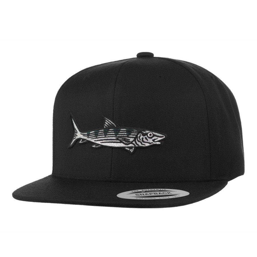 Crafting & Mods HiFishGear | Hfg - Oio (Bonefish) Black Snapback Flatbill Hat