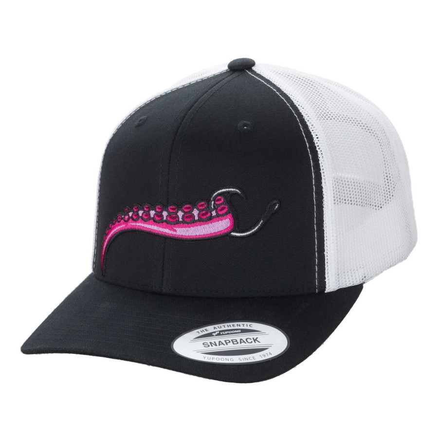 Crafting & Mods Hifishgear | Hfg - Pink Tako Black/White Snapback Classic Trucker Hat