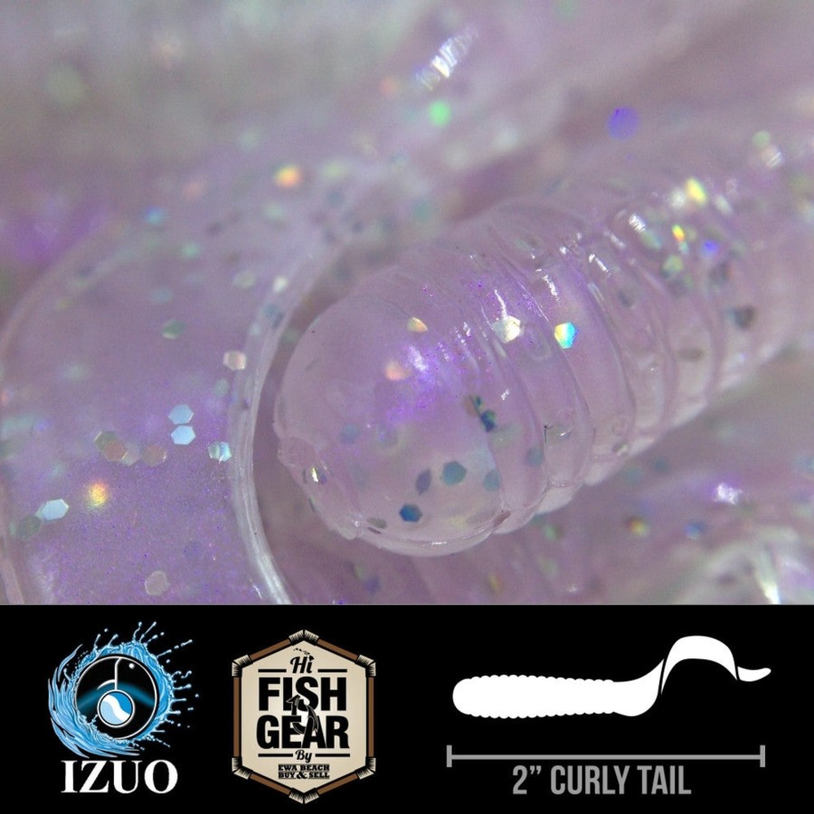 Lures Hawaiian Angler By Izuo | Izuo Purple Ghost Hologram 2In Ct 10Pc