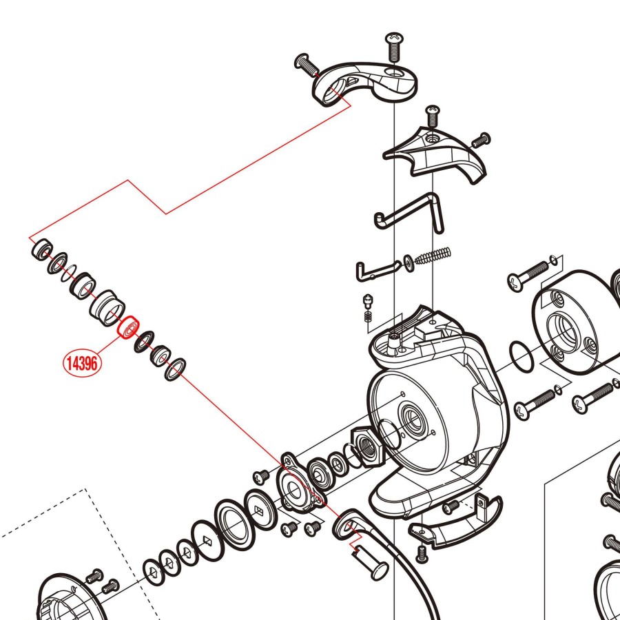 Crafting & Mods Shimano | Shimano Line Roller Bearing For Saragosa Sw A