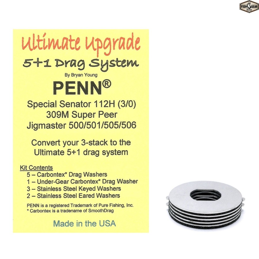 Crafting & Mods Ultimate Upgrade | Ultimate Upgrade: 5+1 For Penn Jigmaster Series & Senator 3/0 112H