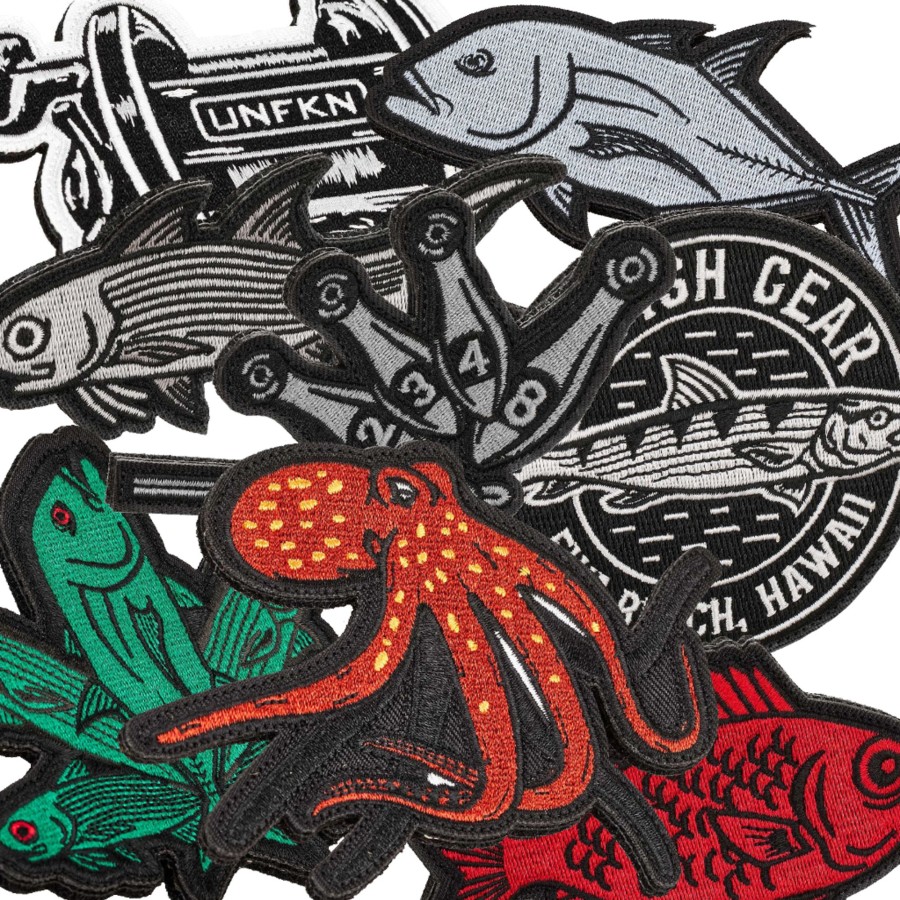 Aerators Hifishgear | Hfg Embroidered Patch Collection (All 10 Patches)