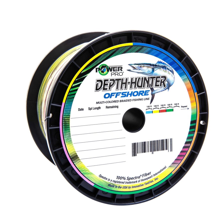 Line & Leader PowerPro | Powerpro Depth-Hunter Offshore Multi-Colored Braid