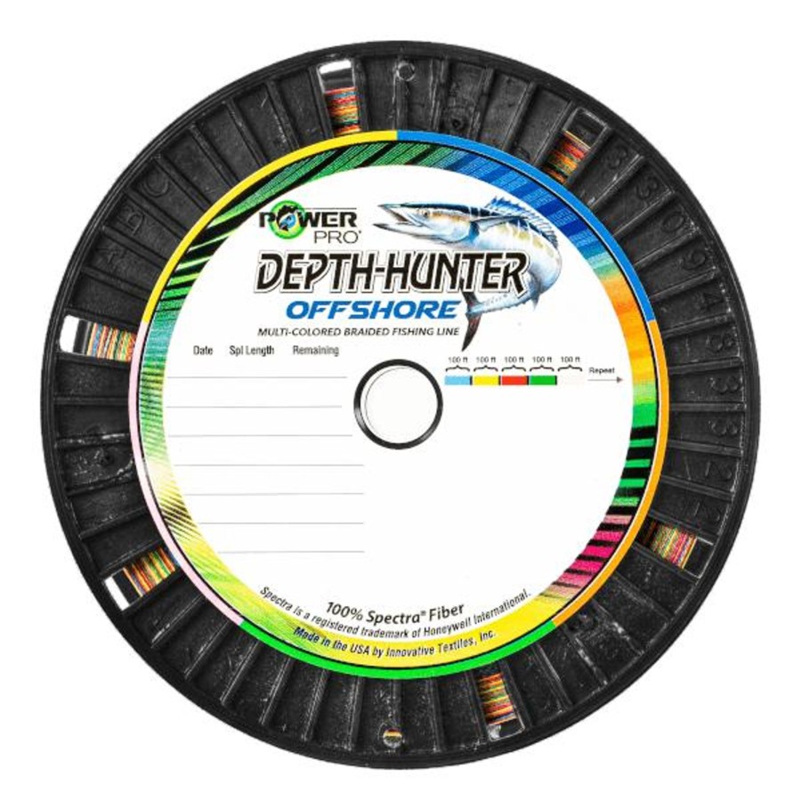 Line & Leader PowerPro | Powerpro Depth-Hunter Offshore Multi-Colored Braid