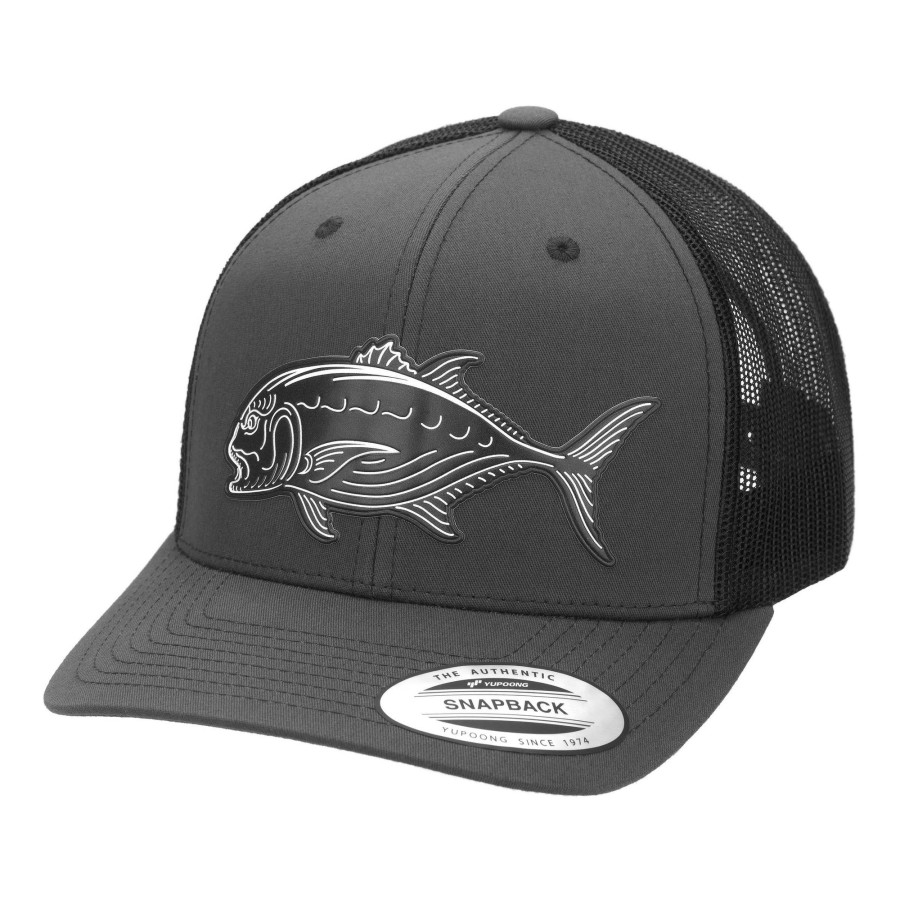 Crafting & Mods Hifishgear | Hfg - Jdm Ulua Charcoal Black Classic Snapback Trucker Hat