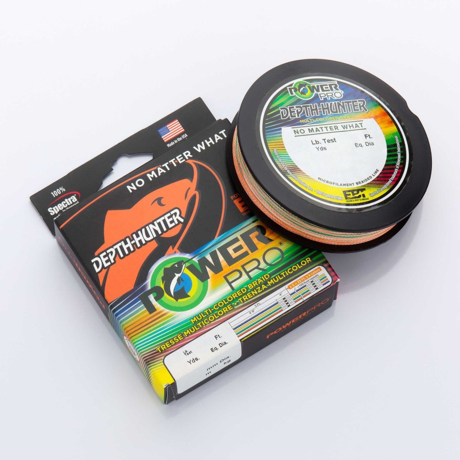 Line & Leader PowerPro | Powerpro Depth-Hunter Multi-Colored Braid