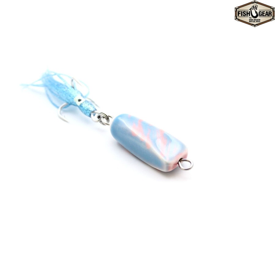 Lures Mark White Lures | Mark White Lures Pink/Turquoise Ulua & Papio Bar