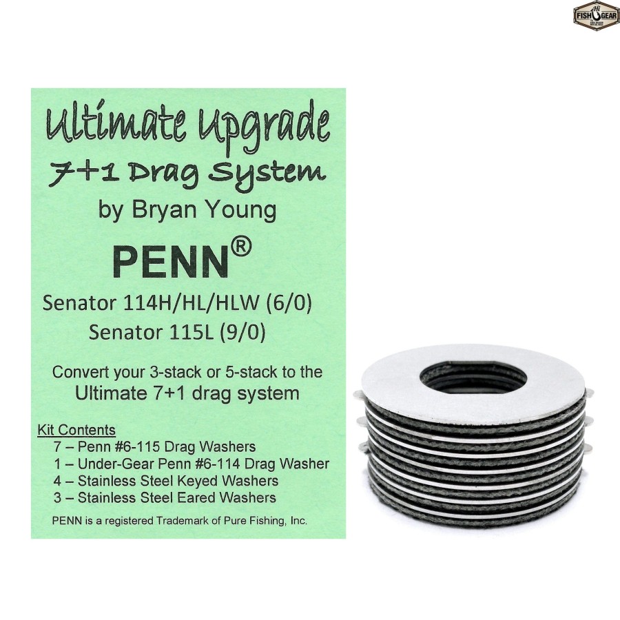 Crafting & Mods Ultimate Upgrade | Ultimate Upgrade: 7+1 For Penn Senator 6/0 114H/Hl/Hlw & Senator 9/0 115L