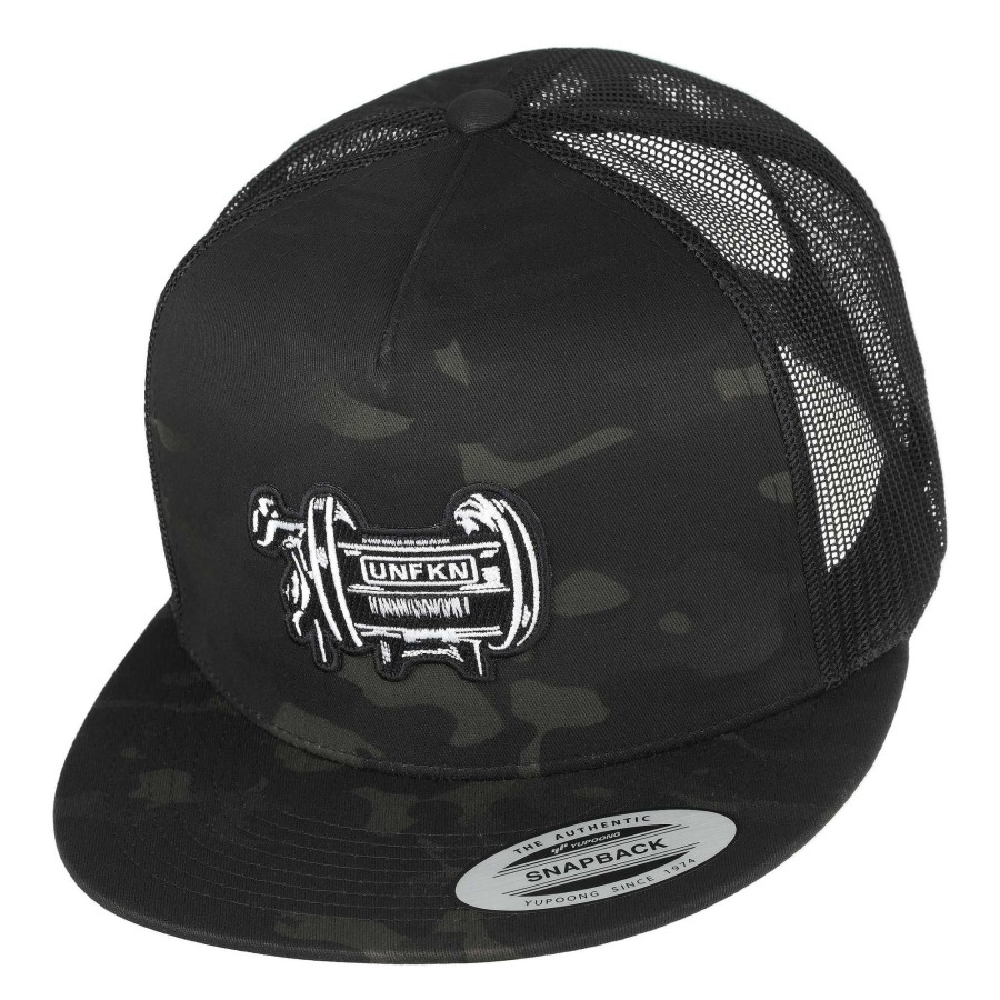 Crafting & Mods HiFishGear | Hfg - Unfkn Reel Multicam® Black Flat Bill Snapback Trucker Hat