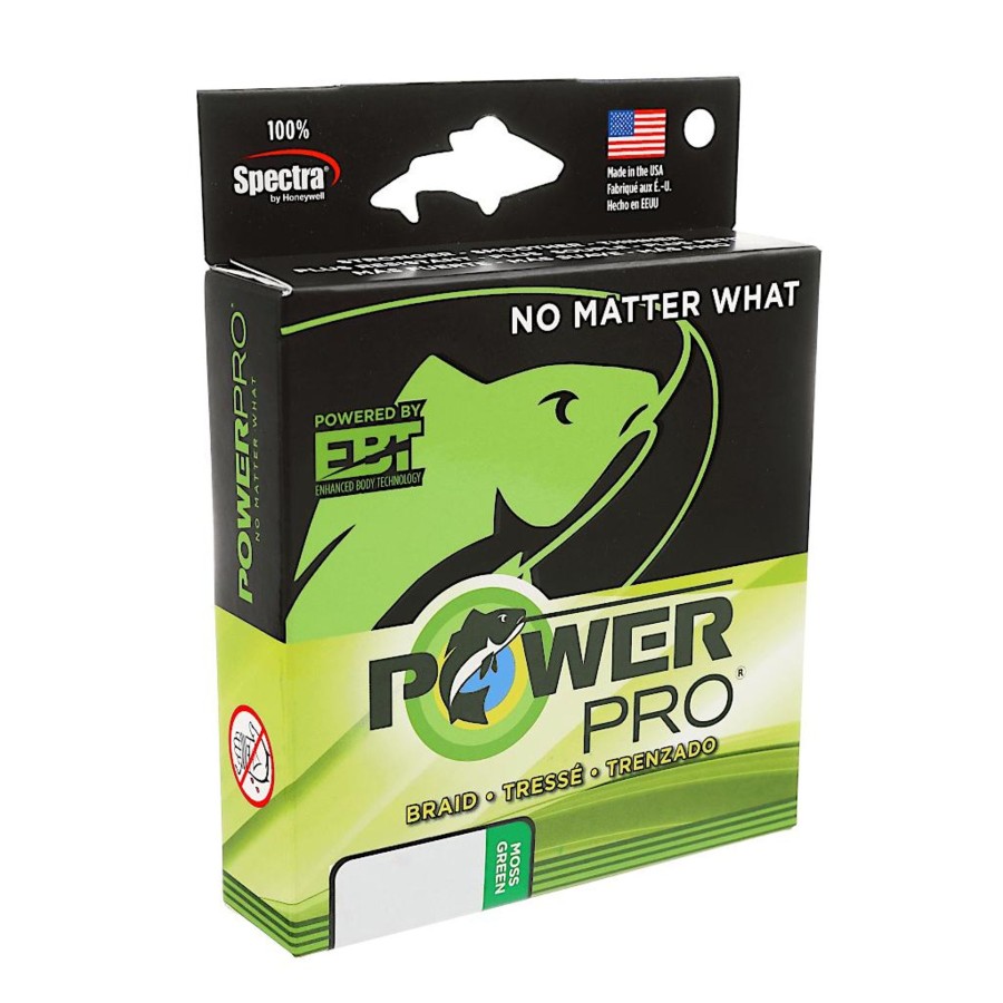 Line & Leader PowerPro | Powerpro Spectra Fiber Braided Line Moss Green