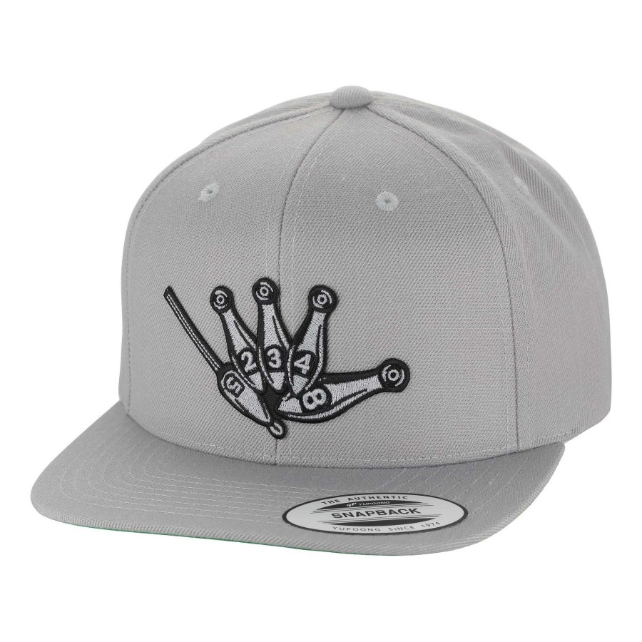 Crafting & Mods HiFishGear | Hfg - Throw Da Shaka Silver Flat Bill Snapback Hat