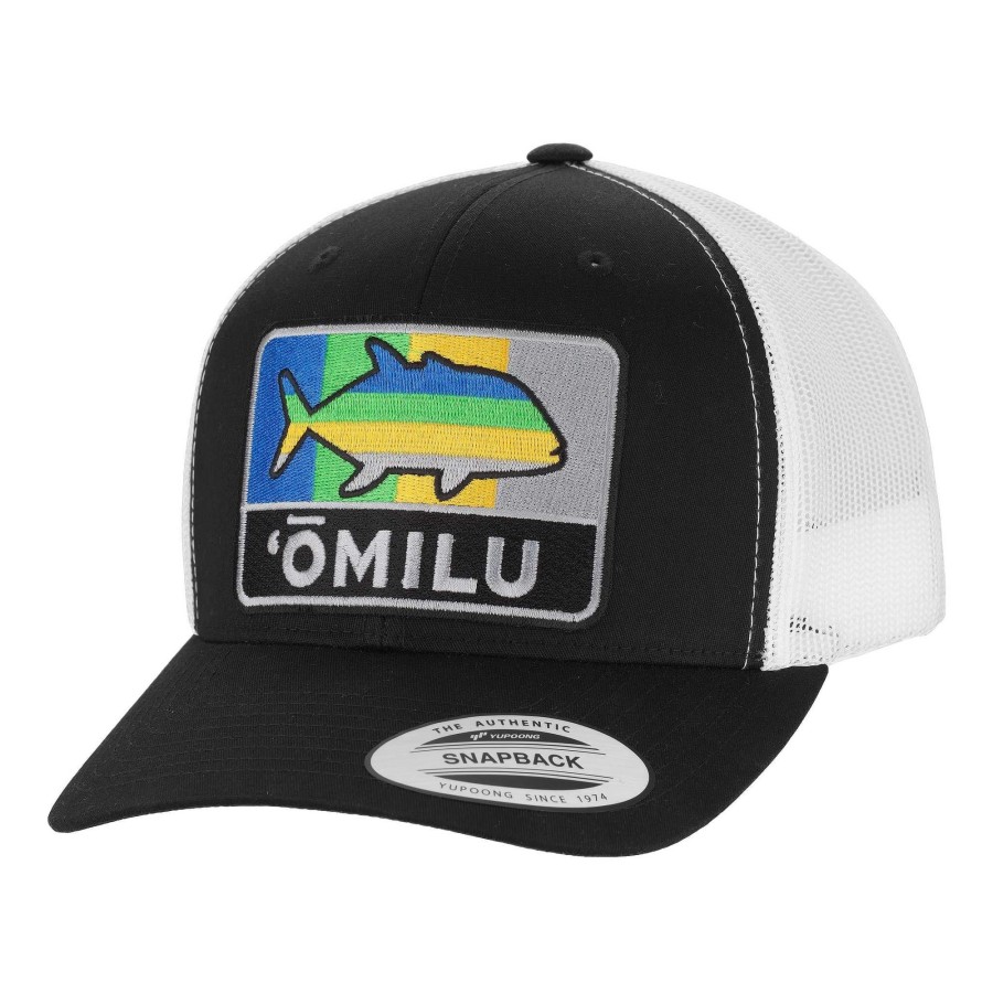 Crafting & Mods Hifishgear | Hfg - Omilu Patch Black/White Snapback Classic Trucker Hat