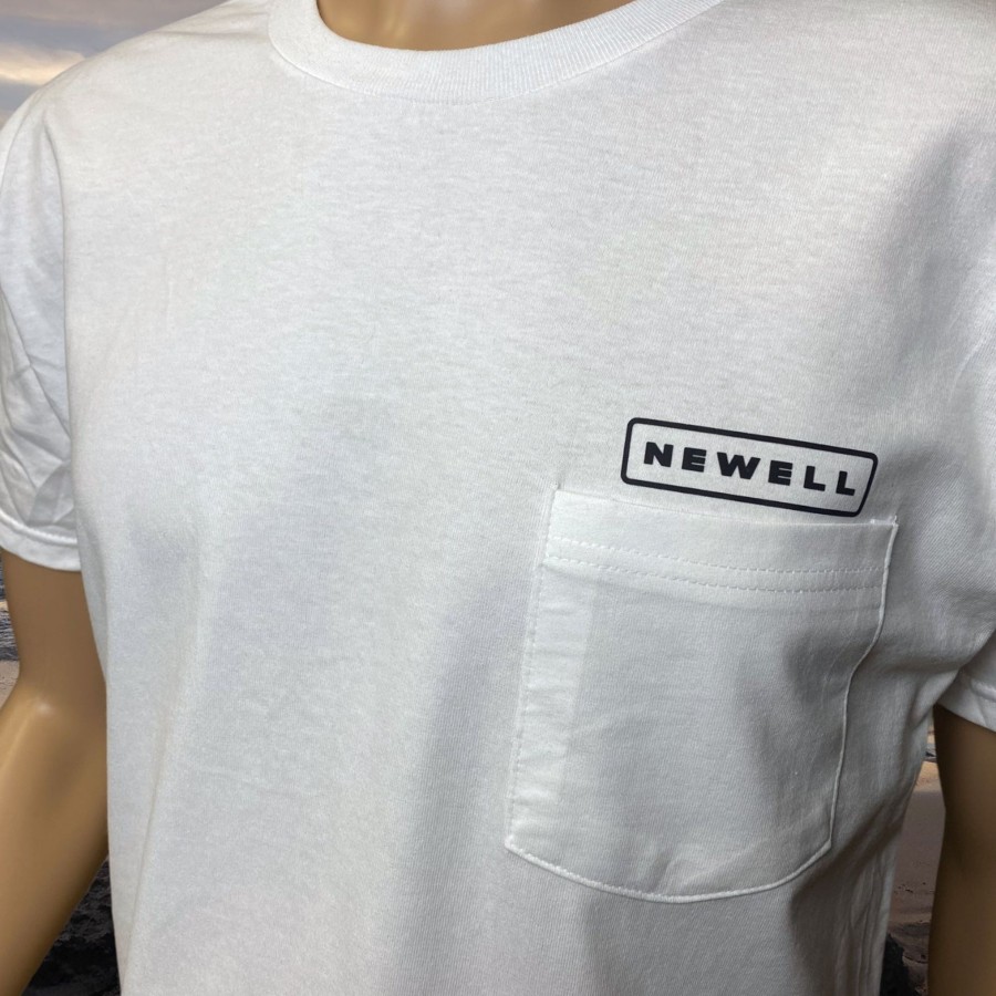 Crafting & Mods Newell Fishing | Newell® Reels Graphite - White Pocket T-Shirt