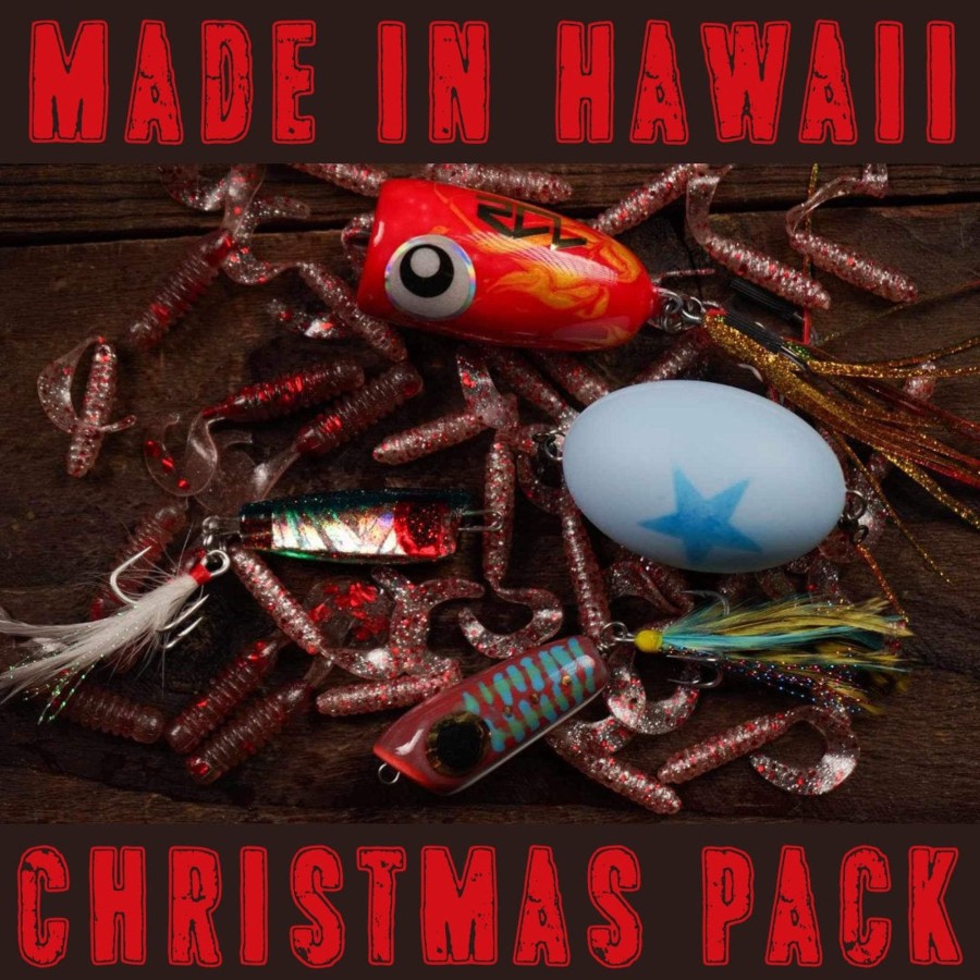 Lures Multi-Brand Combo | Made In Hawaii - Christmas Fishing Pack (Ships Free)