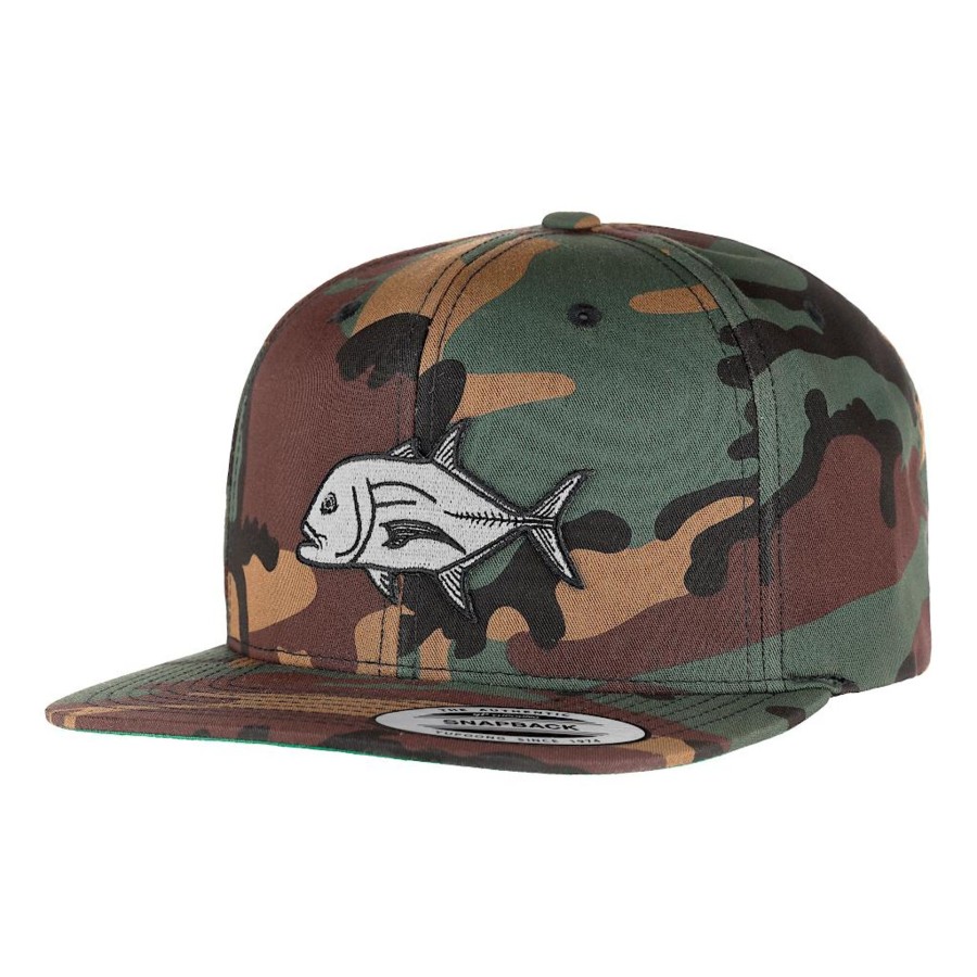 Crafting & Mods HiFishGear | Hfg - Ulua Camo Flat Bill Snapback Hat