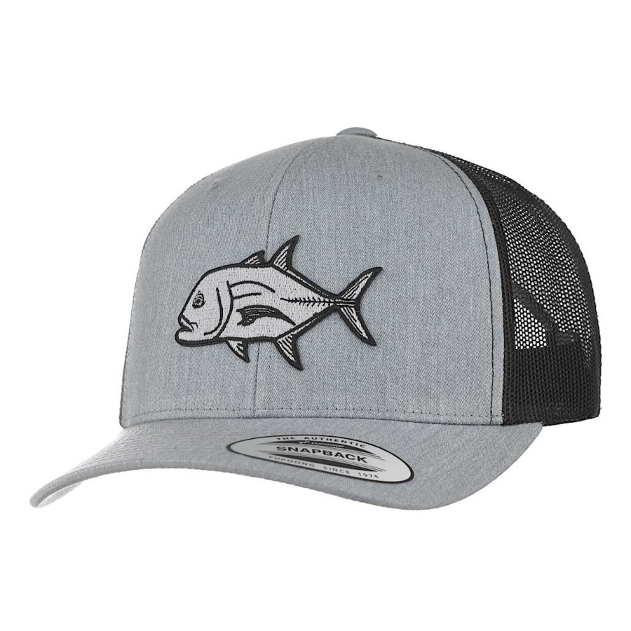 Crafting & Mods HiFishGear | Hfg - Ulua Heather/Black Snapback Classic Trucker Hat