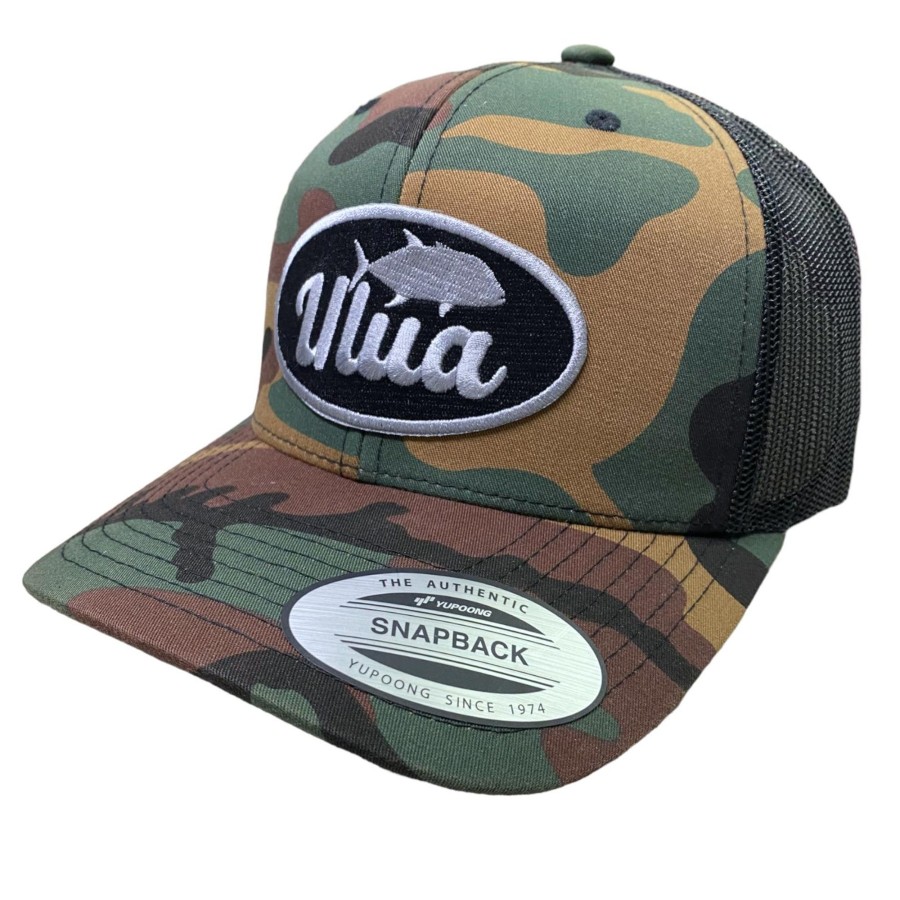 Crafting & Mods Hifishgear | Hfg - Ulua Garage Camo/Black Snapback Classic Trucker Hat