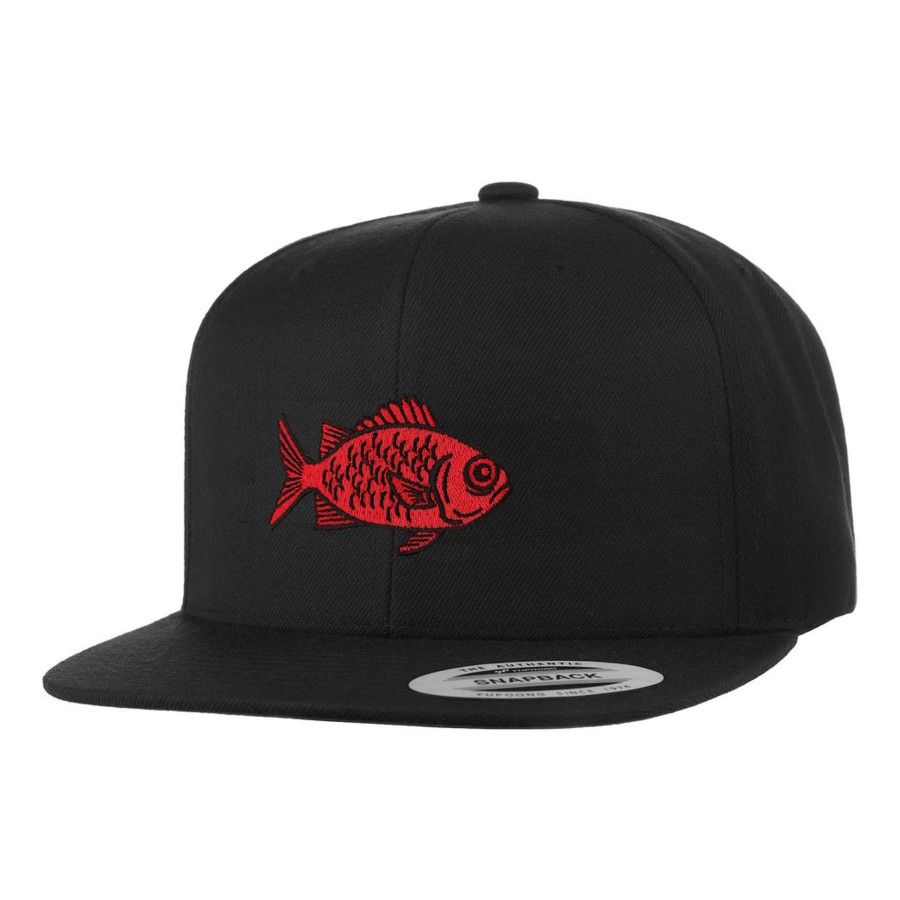 Crafting & Mods Hifishgear | Hfg - Menpachi Black Flatbill Snapback Hat