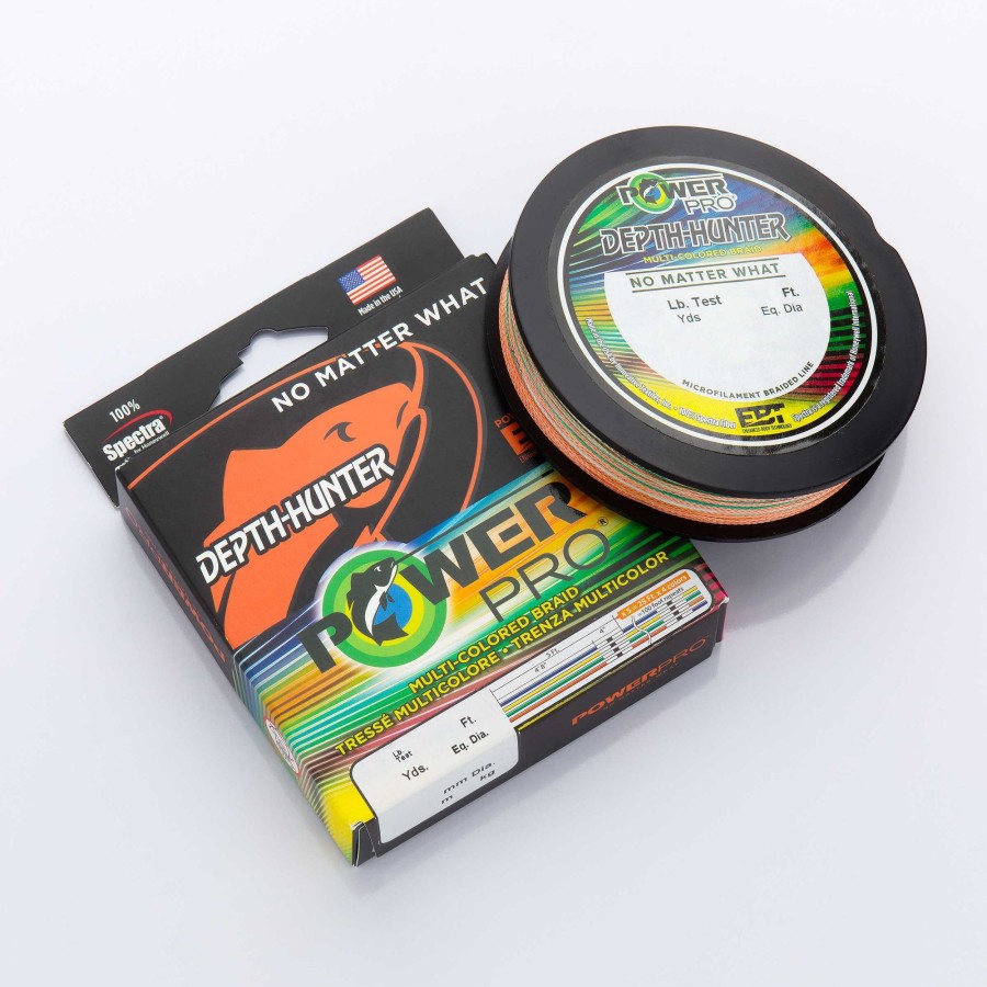 Line & Leader PowerPro | Powerpro Depth-Hunter Multi-Colored Braid