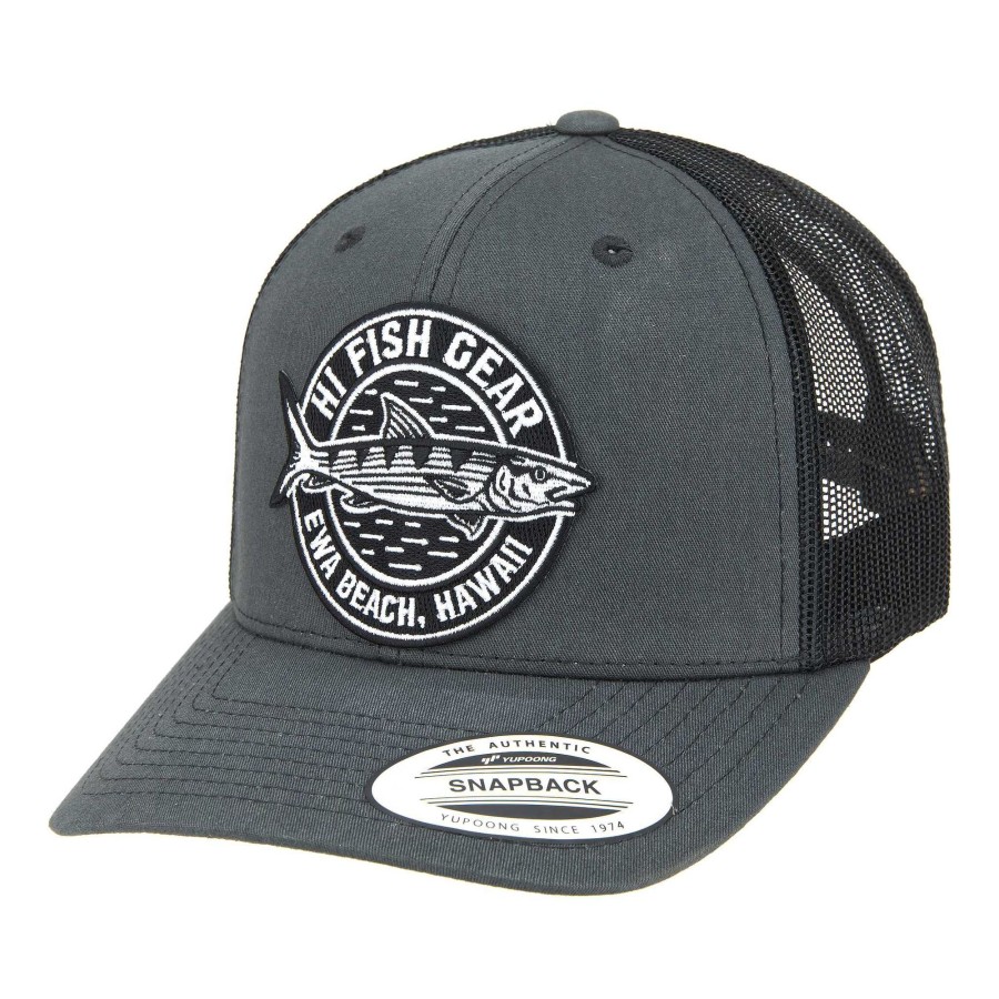 Crafting & Mods Hifishgear | Hfg - Hifishgear Oio Charcoal/Black Classic Snapback Trucker